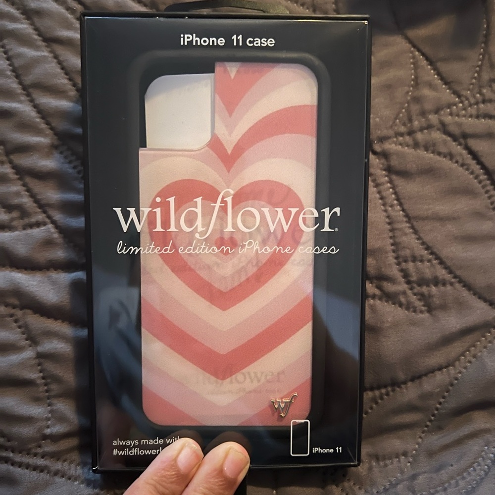 Pink Latte Wildflower Case